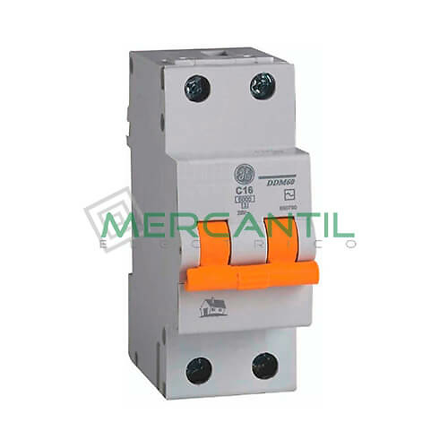 interruptor magnetotérmico-dms-690573 Interruptor Automático Magnetotérmico 2P 32A DMS Sector Vivienda GENERAL ELECTRIC