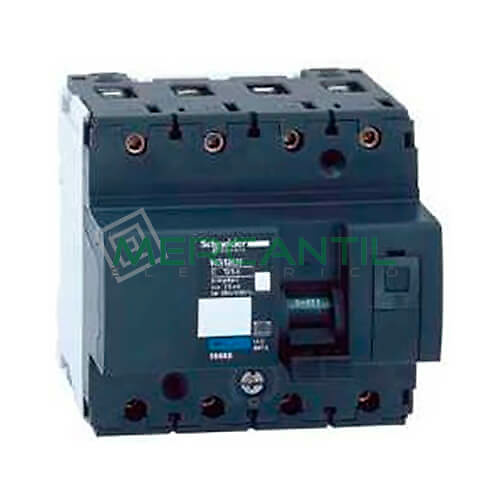 magnetotérmico 4 polos 18660 Interruptor Magnetotérmico 4 Polos 100A NG125N Sector Industrial SCHNEIDER ELECTRIC