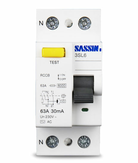 Sassin interruptor diferencial 40A Sassin interruptor diferencial 40A. Mercantil Eléctrico L62C40-030L