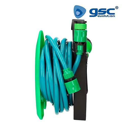 Kit manguera trenzada PVC 10M para colgar en pared 