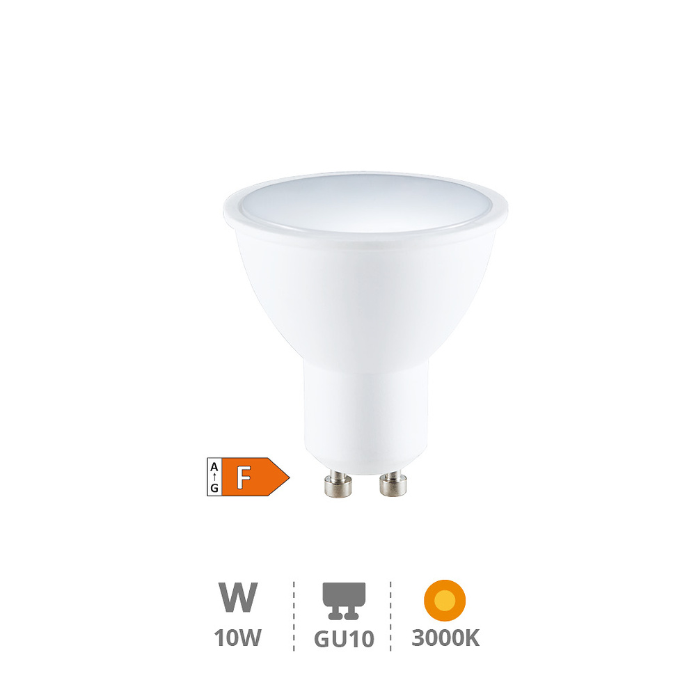 Lámpara LED dicroica 10W GU10 3000K 