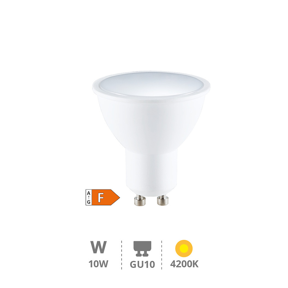 Lámpara LED dicroica 10W GU10 4200K 