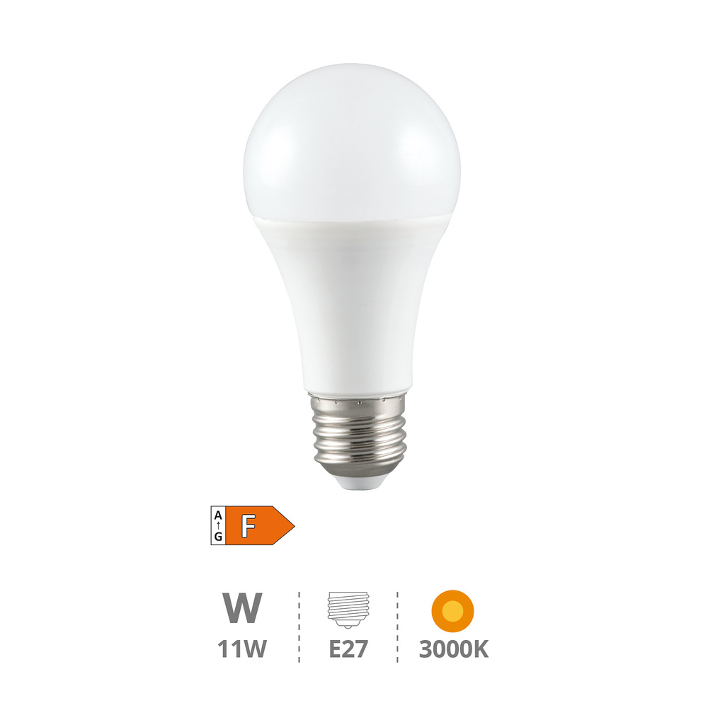 Lámpara LED estándar A60 11W E27 3000K 