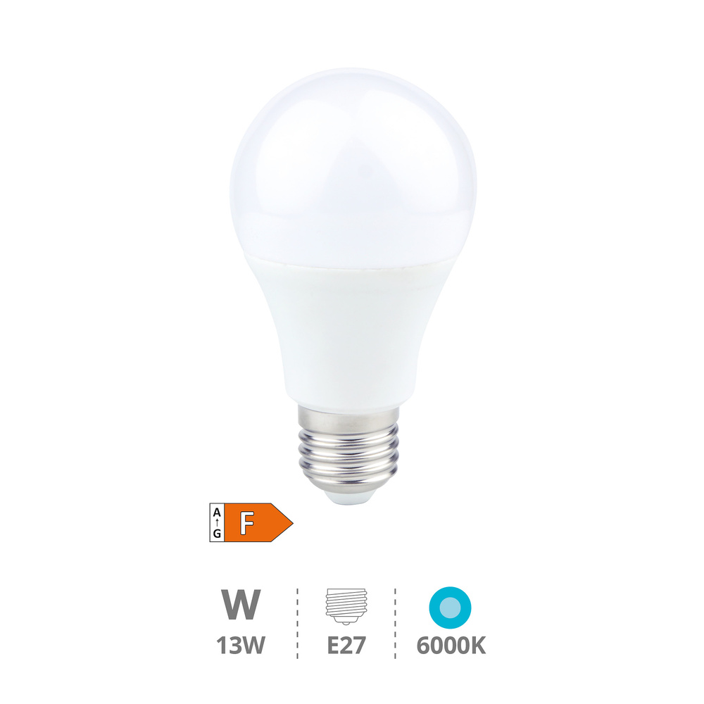 Lámpara LED estándar A60 13W E27 6000K 