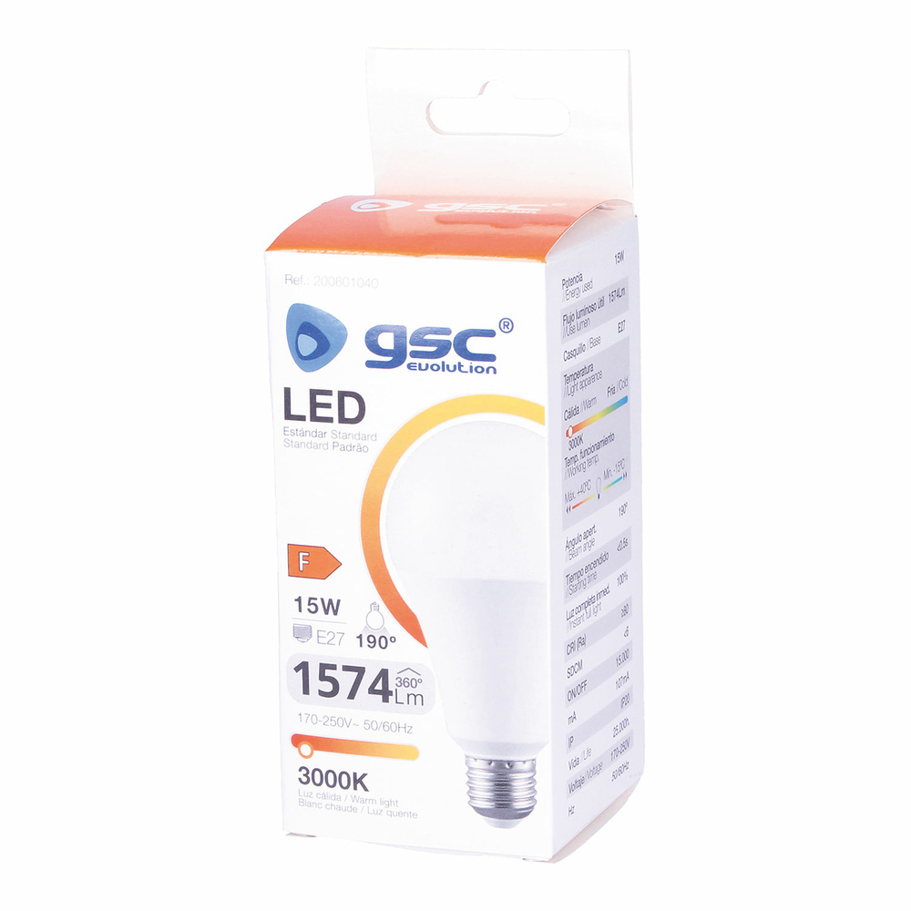 Lámpara LED estándar A60 13W E27 6000K 