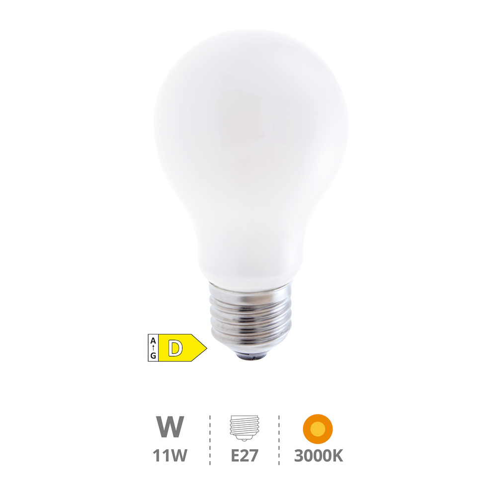 Lámpara LED estándar Serie Cristal 11W E27 3000K 