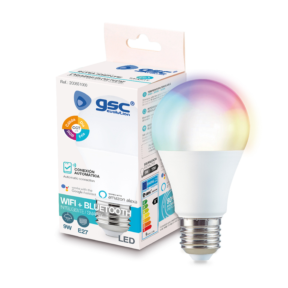 Lámpara LED globo Serie Cristal 16W E27 6500K 