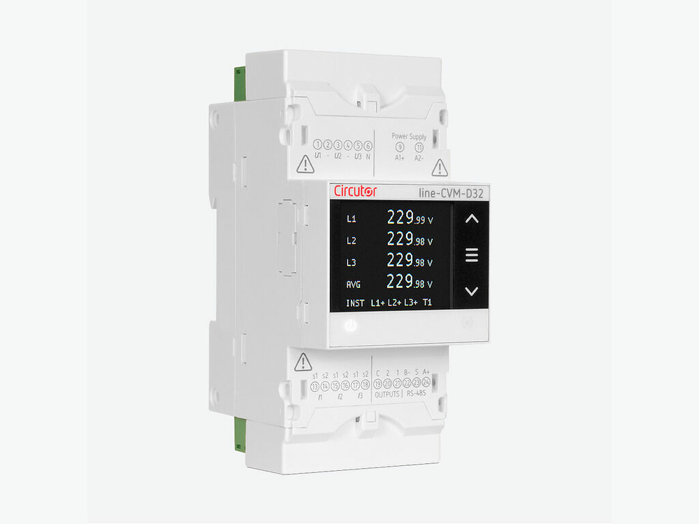 Line-CVM-D32, Analizador de redes carril DIN - Mercantil Eléctrico Line-CVM-D32, Analizador de redes carril DIN. Tienda Online de Analizadores de Redes Fijos. Especialistas en Material Eléctrico Profesional.