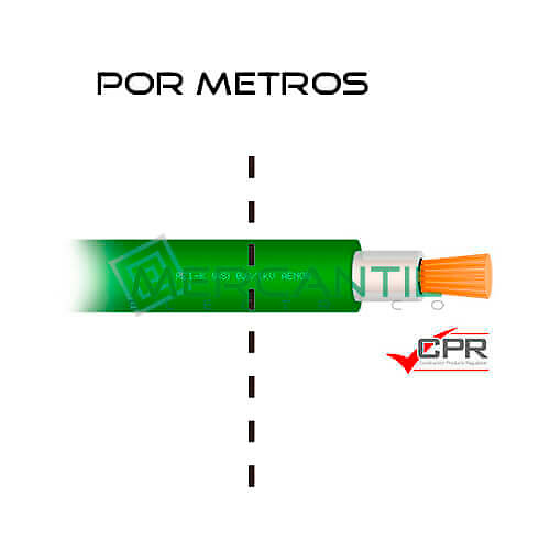 manguera eléctrica rz1k-RZ1K1X120ML Manguera eléctrica Unipolar Libre de Halogenos 1x120