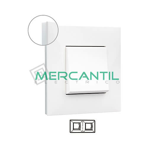 marco-embellecedor-2e-blanco-opal-valena-next-legrand-741002 