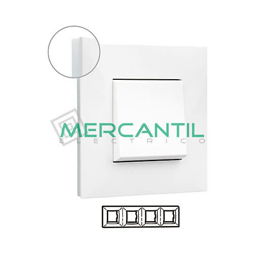 marco-embellecedor-4e-blanco-opal-valena-next-legrand-741004 