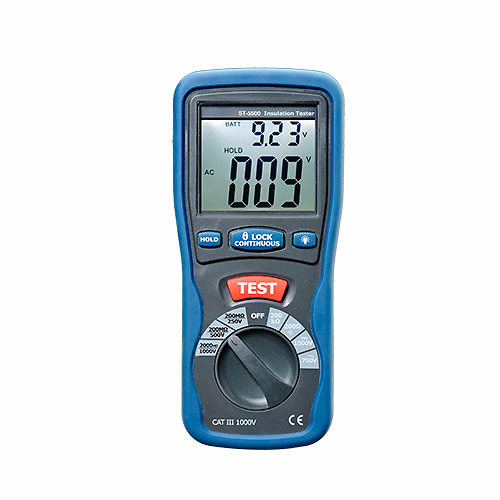 Medidor de aislamiento ST5500 Kaise Medidor de aislamiento digital marca Kaise modelo ST5500