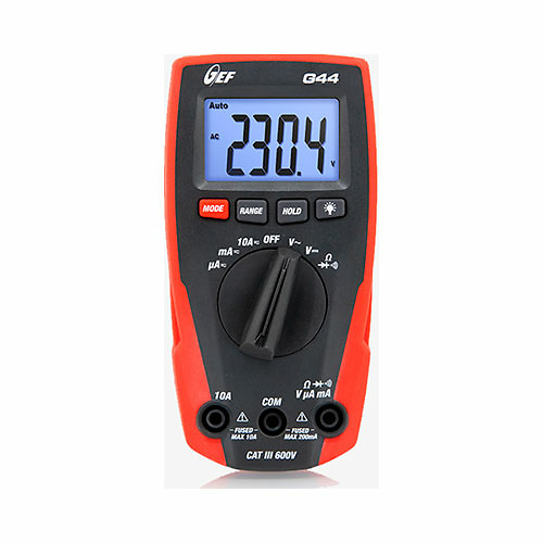 G44 HT Instruments Multímetro digital automático de 2.000 puntos de medida CAT III. G44 HT Instruments Multímetro digital automático de 2.000 puntos de medida CAT III. Mercantil Eléctrico