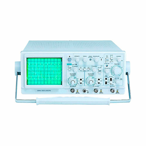 Osciloscopio Analógico 6502 Kaise Osciloscopio Analógico Kaise de 20 MHz con 2 canales y Pantalla tubo de rayos cato?dicos