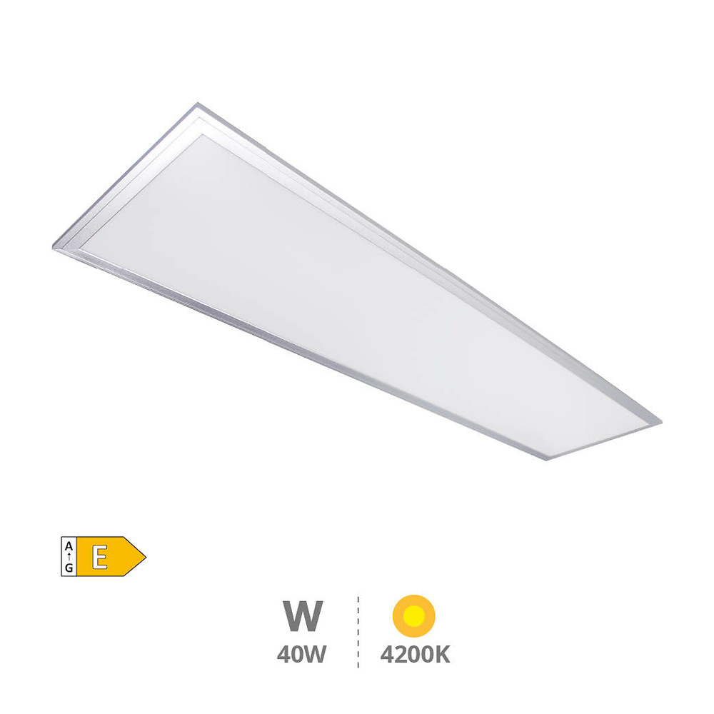 panel-empotrable-led-rectangular-hassi-40w-4200k-niquel-203400014 panel-empotrable-led-rectangular-hassi-40w-4200k-niquel-203400014