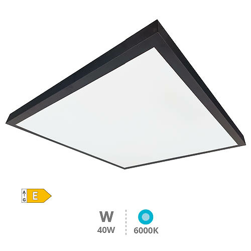 panel-superficie-led-borma-40w-6000k-negro-203405026 panel-superficie-led-borma-40w-6000k-negro-203405026