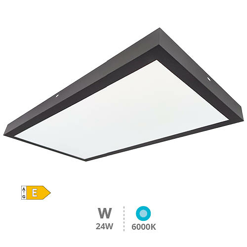 panel-superficie-led-rectangular-kisongo-24w-6000k-negro-203405028 panel-superficie-led-rectangular-kisongo-24w-6000k-negro-203405028