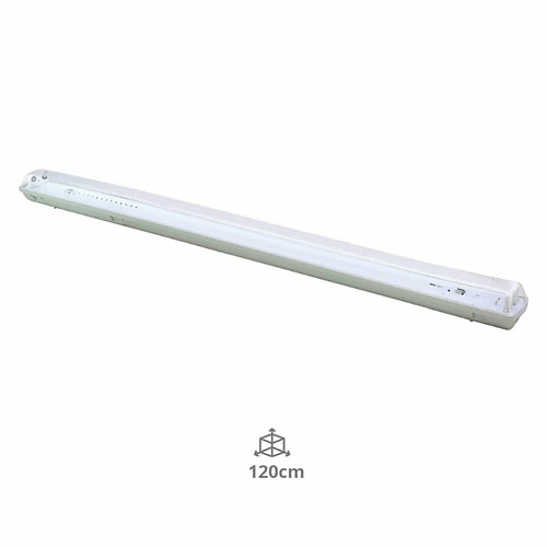 Pantalla estanca para 2 tubos LED T8 120cm 