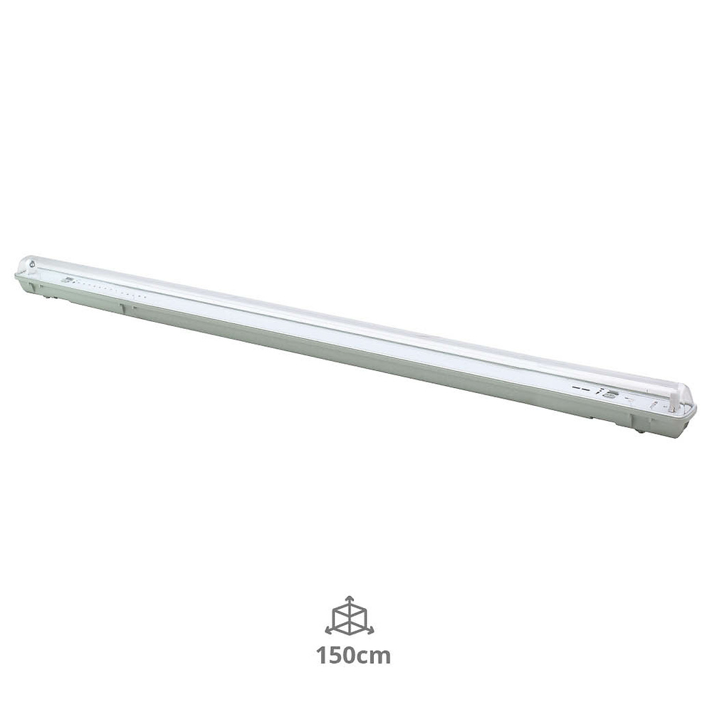 Pantalla estanca para tubo LED T8 150cm 