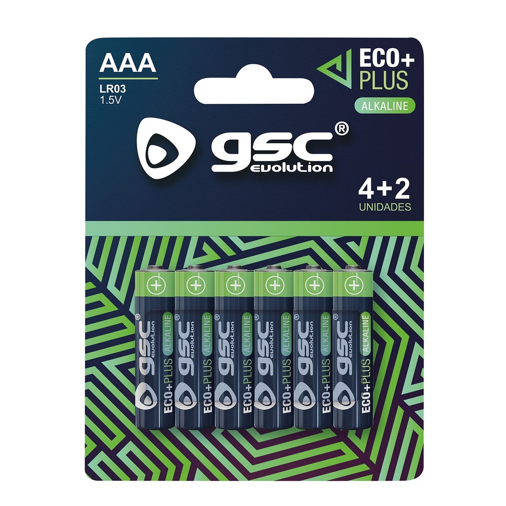 pila-gsc-ecoplus-alcalina-lr03-aaa-pack-4-2ud-106000052 pila-gsc-ecoplus-alcalina-lr03-aaa-pack-4-2ud-106000052