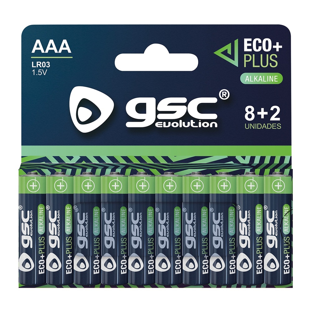 pila-gsc-ecoplus-alcalina-lr03-aaa-pack-8-2ud-106000054 pila-gsc-ecoplus-alcalina-lr03-aaa-pack-8-2ud-106000054