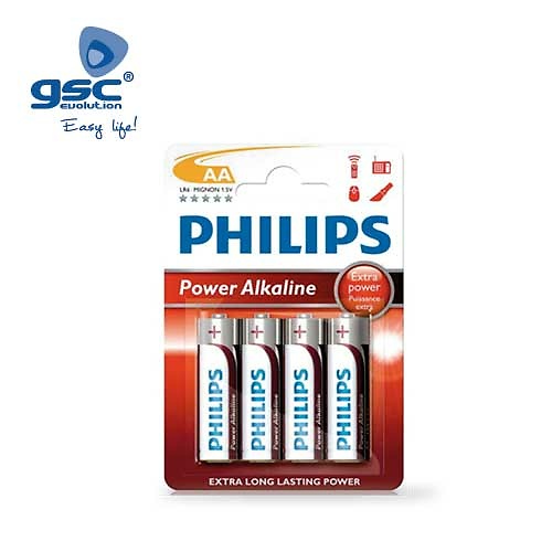 Pila alkalina PHILIPS LR6 (AA) Pila alkalina PHILIPS LR6 (AA) 9000312