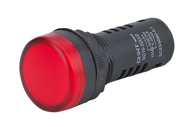 Piloto compacto plástico (led) rojo 230Vca 