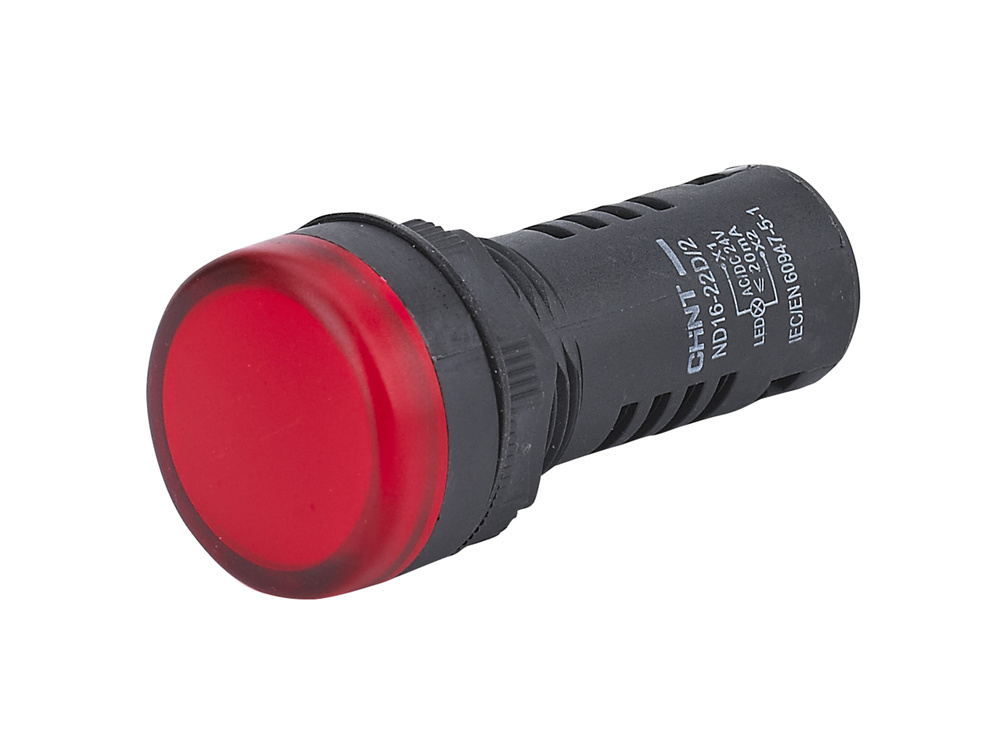 Piloto compacto plástico (led) rojo 24Vca/Vcc 