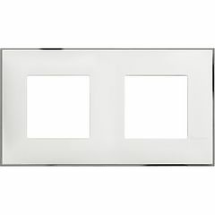 placa-embellecedora-classia-de-color-blanco-cromo-2x2-modulos-bt-r4802m2wr placa-embellecedora-classia-de-color-blanco-cromo-2x2-modulos-bt-r4802m2wr