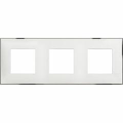 placa-embellecedora-classia-de-color-blanco-cromo-2x3-modulos-bt-r4802m3wr placa-embellecedora-classia-de-color-blanco-cromo-2x3-modulos-bt-r4802m3wr