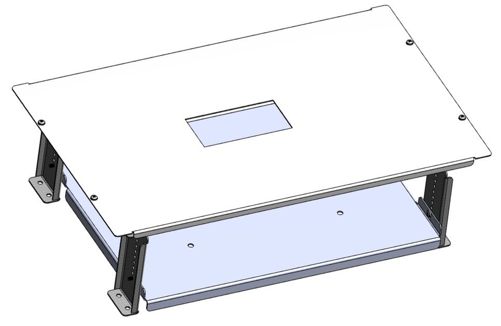 Placa frontal para int.caja moldeada horizontal 250A 1000x250mm 