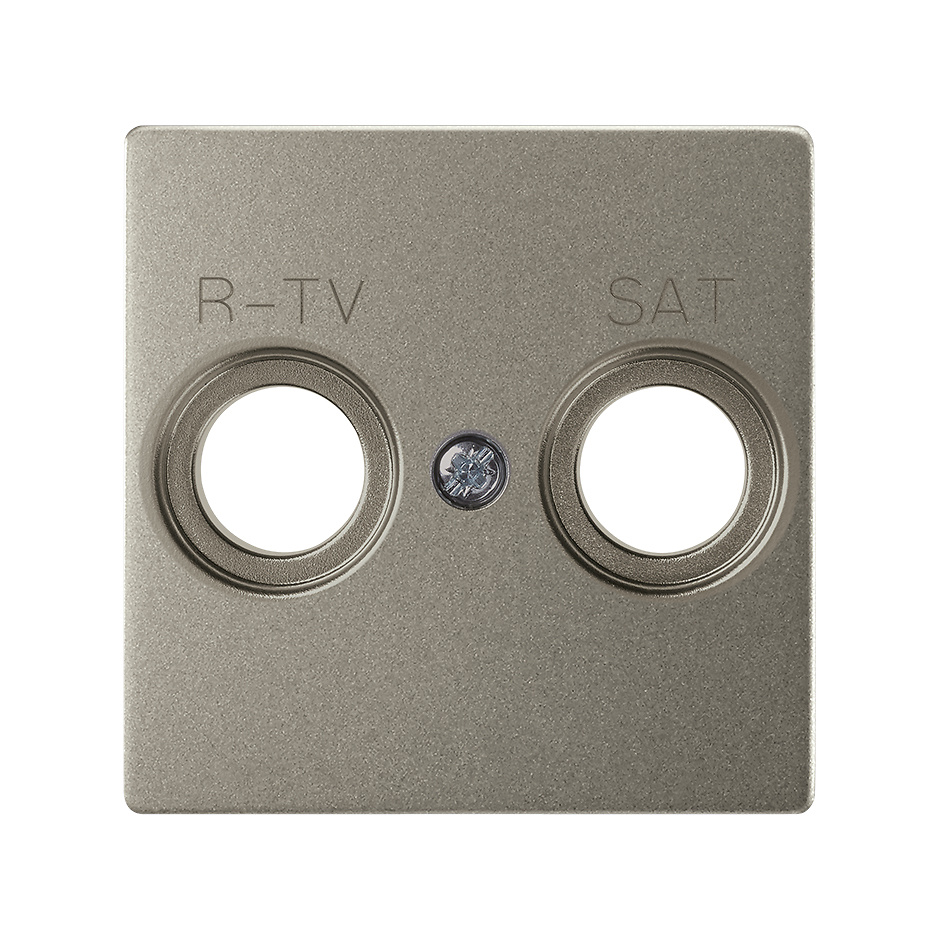 Placa para tomas inductivas R-TV+SAT cava Simon 82 Concept Placa para tomas inductivas R-TV+SAT cava Simon 82 Concept