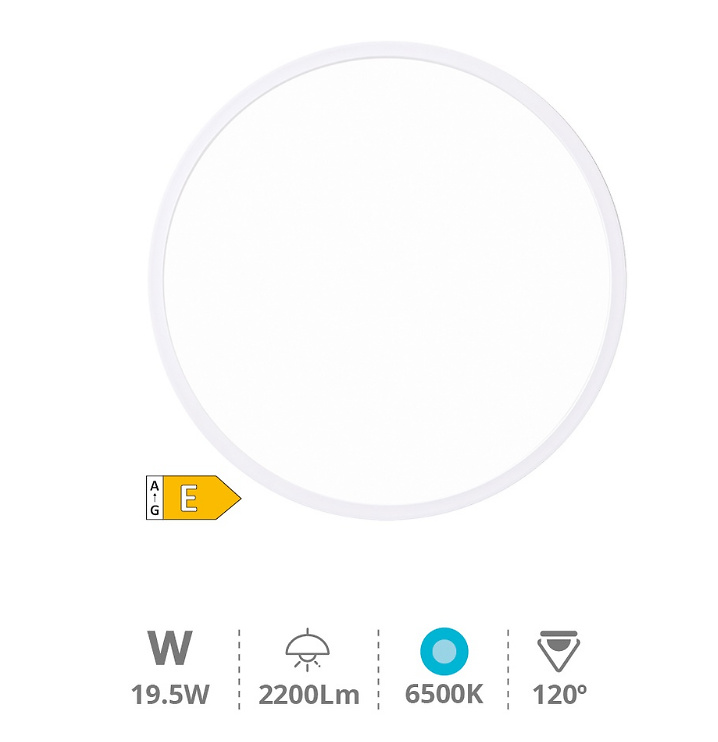 Plafón techo LED Melun 19,5W 6500K Plafón techo LED Melun 19,5W 6500K GSC