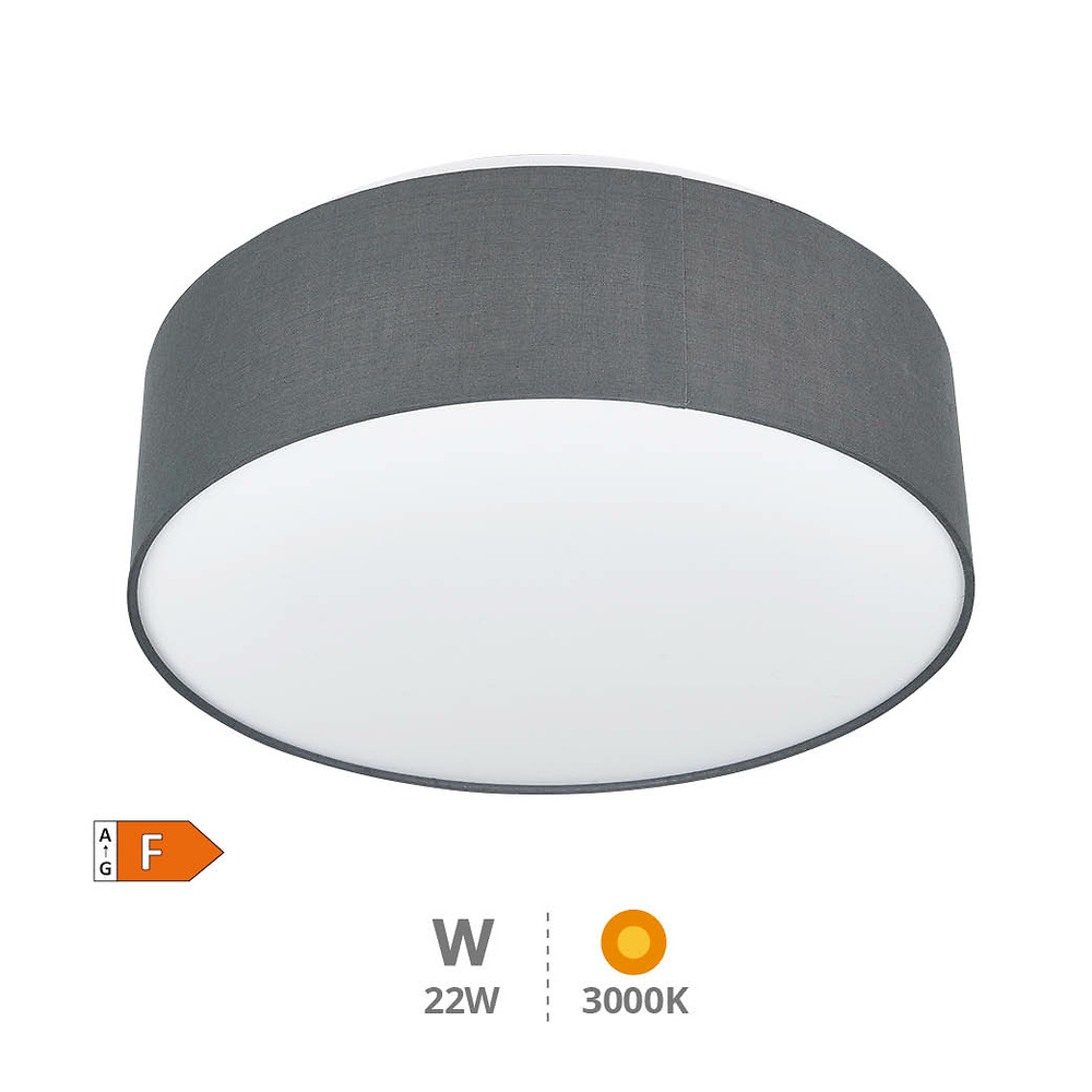 plafon-techo-led-de-tela-kasker-22w-3000k-a-6500k-regulable-gris-203605069 plafon-techo-led-de-tela-kasker-22w-3000k-a-6500k-regulable-gris-203605069