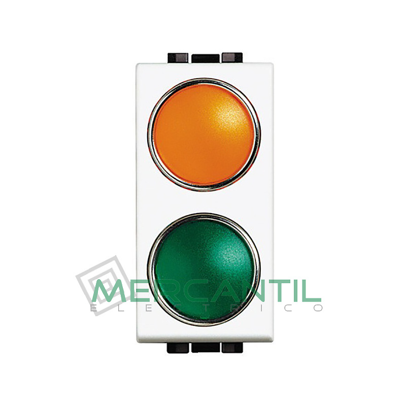 Bticino Portalamparas Difusor Naranja Verde Living Light Bticino Portalamparas 1 modulo Difusor Naranja Verde Living Light