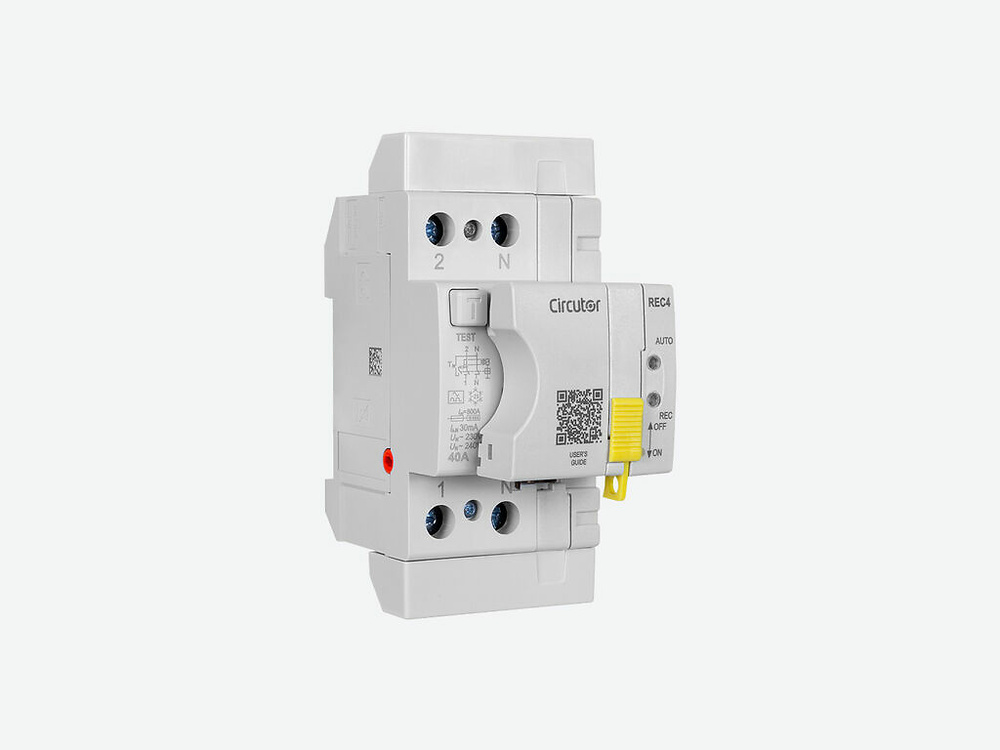 REC4-2P-40-30, Interruptor diferencial autorrearmable tipo A - Mercantil Eléctrico REC4-2P-40-30, Interruptor diferencial autorrearmable tipo A - Mercantil Eléctrico