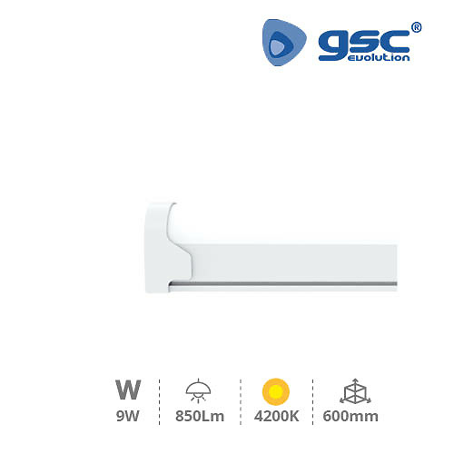 Regleta LED electrónica T8 Kolari 9W 4200K Regleta LED electrónica T8 Kolari 9W 4200K GSC