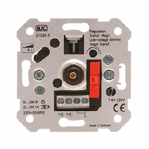 Regulador conmutador para cargas incandescentes/halogenos con transformador ferromagnetico 60-600W Mec 18 BJC 