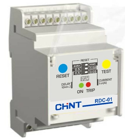 Relé diferencial electrónico 0,3A y 0,5A 24Vca/Vcc 