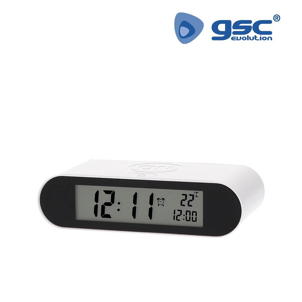 Reloj despertador digital Blanco Reloj despertador digital Blanco GSC