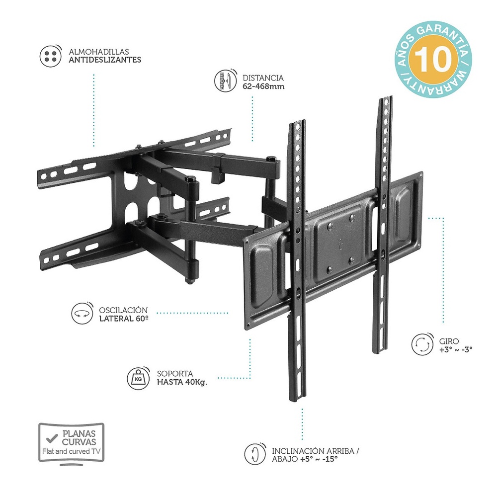 Soporte de TV con brazo 32