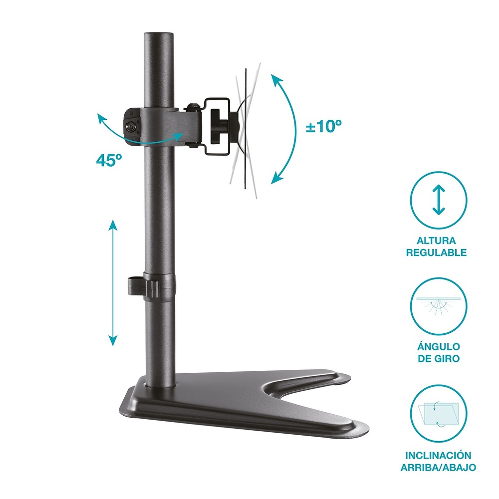 Soporte de TV/Monitor de sobremesa 17