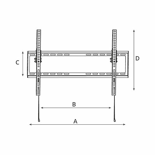 dimensiones soporte tv de pared GSC 500055011 Soporte para TV de pared 37