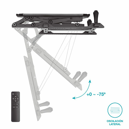 Soporte techo para TV motorizado 32