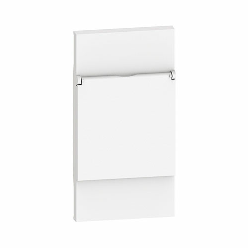 Bticino Tapa frontal base de corriente schuko 2P+T con tapa blanco Living Now KW04P Bticino Tapa frontal base de corriente schuko 2P+T con tapa 2 módulos color blanco Living Now