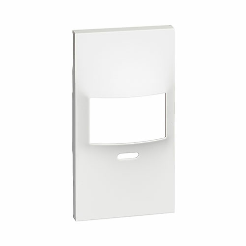 Bticino Tapa frontal para ecodetector 3 hilos 2 Living Now KW17SL Bticino Tapa frontal para ecodetector 3 hilos 2 módulos color blanco Living Now