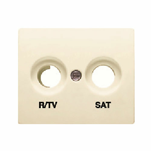 Tapa para toma de television R/TV-SAT Iris BJC - color beige 