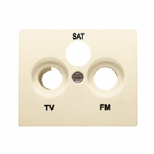 Tapa para toma de television R/TV-SAT Iris BJC - color beige 