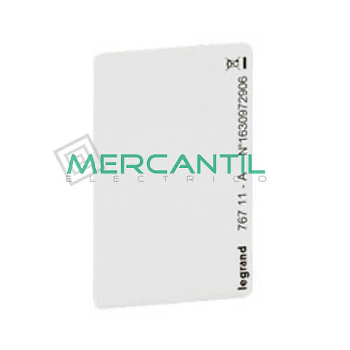 tarjeta mecanimos eléctrico legrand 076711 Tarjeta Badge Interruptor Tarjeta RFID Living Light/Axolute LEGRAND