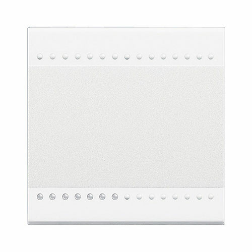 Bticino Interruptor Living Light blanco N4915M2N Bticino Living Light Interruptor luz parte inferior 2 módulos blanco 10ud